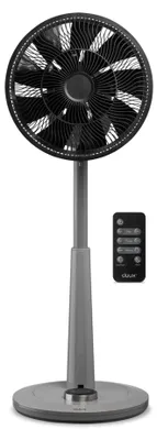 Produktbild von Duux Whisper Standventilator Leise - Sparsamer DC-Motor mit 26 Geschwindigkeiten - Ventilator Höhenverstellbar (73-95cm) - Horizontale + Vertikale Oszillation - Grau
