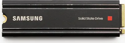 Produktbild von Samsung 980 PRO 1TB Heatsink interne SSD Festplatte (PCIe 4.0 NVMe M.2, 2280, MZ-V8P1T0)