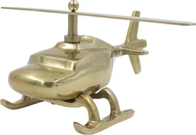 Image de Madrid Magnificence Maquette d'hélicoptère en métal - cadeau pour fan d'aviation - N-2962