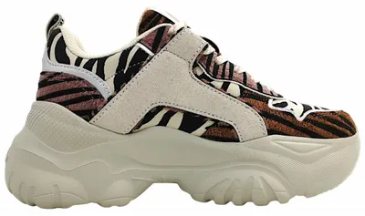 Imagen del producto de Zapatos deportivos de cordones para hombre, marca Buffalo, color beige, estilo casual