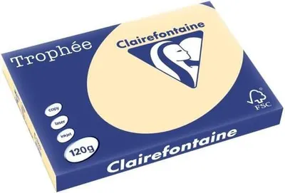 Produktbild von Clairefontaine Trophée 1303C Chamois 120g/m² DIN-A3 - 250 Blatt