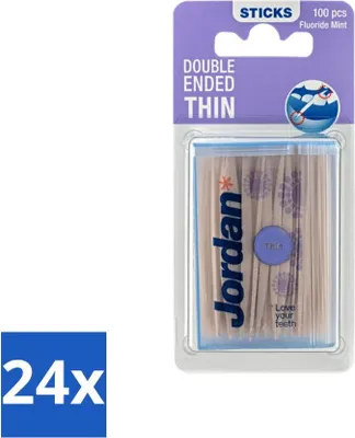 Obrázok produktu pre Jordánske špáradlá obojstranné tenké 100 kusov - hodnotné balenie - 24 kusov
