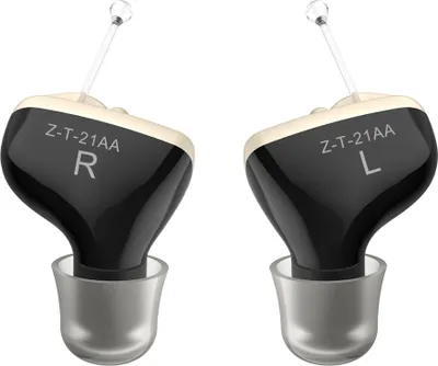 Produktbild von 1 Stück In-Ear Digital Hearing Amplifier(Rechts,Schwarz) für Senioren Unsichtbares Ohr Noise-Cancelling Mini Digital Hearing Ear Amplifier Unsichtbarer drahtloser tragbarer Sound-Verstärker