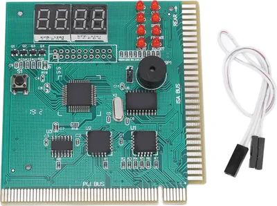 Obrázek produktu pro Diagnostická karta PC, 4místná, standardní port PCI ISA, duální zobrazení kódů, stolní pro základní desku