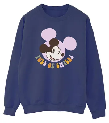 Image de Disney - Sweat-shirt « Full Of Smiles » pour homme BI40092 (S) (bleu marine)