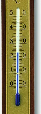 Produktbild von raumthermometer 13cm Holz + Metall 12.1009