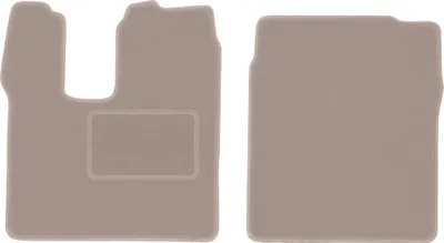 Image de Tapis de sol en velours pour camions MAN TGL (depuis 2005) - beige Tapis de sol LUX (2 pièces)