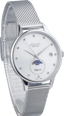 Productafbeelding van Atlantic dameshorloge, zilver, model atlantic-29040.41.27MB