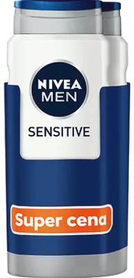 Productafbeelding van Douchegel voor mannen, Men Sensitive, 2 x 500 ml