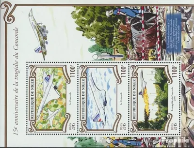 Produktbild von Briefmarken Niger 2015 Mi 3570-3572 Kleinbogen (kompl. Ausg.) postfrisch Concorde