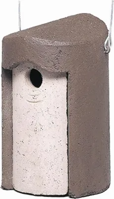 Produktbild von Holzbetonnisthöhle | Vogelzubehör & Vogelbedarf von Erdtmanns, Lochdurchmesser:26 mm