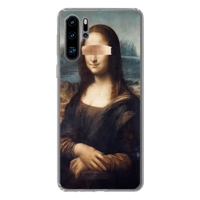Produktbild von MuchoWow® Handyhülle Schutzhülle Hülle für Huawei P30 Pro Mona Lisa - Gemälde - Farbe Silikon Softcase Handy Hülle - Schutzdeckel