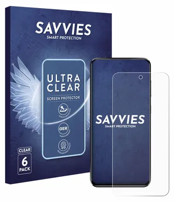 Produktbild von 6x Für Oukitel C68 Plus Schutzfolie Savvies Displayschutz Display Schutz Folie Klar Transparent