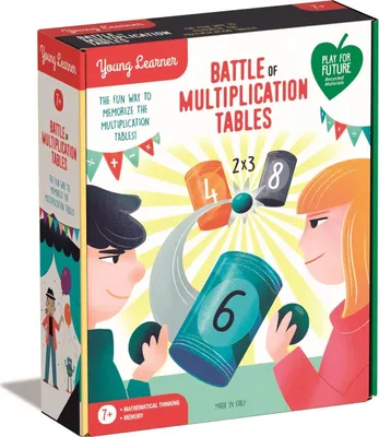 Immagine prodotto di CLEMENTONI Young Learner: Battaglia dei multipli - Colpisci le lattine (Play For Future)