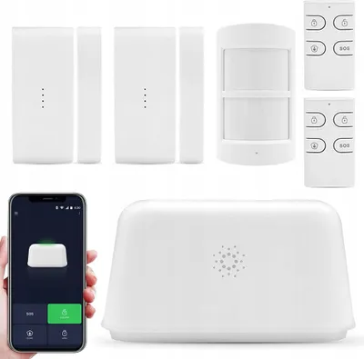 Zdjęcie produktu dla Bezprzewodowy System Alarmowy Wifi Pilot Aplikacja Ochrona Domu I Biura