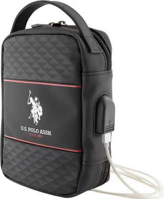 Produktbild von U.S Polo, Tasche Middle Stripe, Schwarz