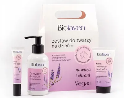 Produktbild von Biolaven Tagespflege-Set: Reinigungsgel 150 ml + Gesichtscreme 50 ml + Augencreme 15 ml