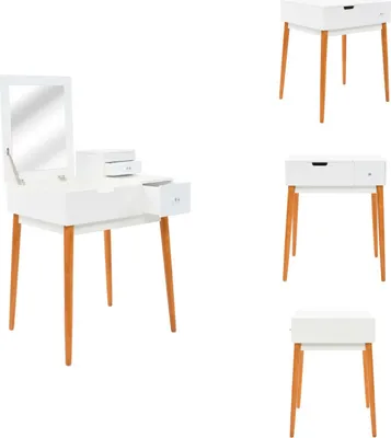 Obrázok produktu pre vidaXL Toaletný stolík so zrkadlom MDF 60 x 50 x 86 cm - Toaletné stolíky
