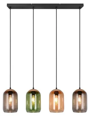 Produktbild von TRIO-Leuchten Pendelleuchte CORK BHT 90x150x15 cm bunt Hängelampe Hängeleuchte