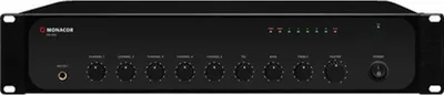 Produktbild von Monacor PA-324, 340 W, 0,5%, 80 dB, 50 - 16000 Hz, Klemmleistenanschluss, 6,3 mm