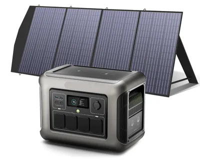 Immagine prodotto di Centralina di alimentazione - Generatore - Gruppo elettrogeno - Power bank - Portatile - con pannello solare da 200W