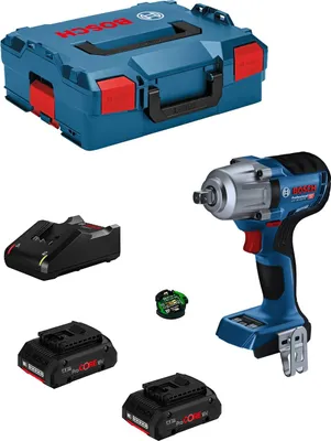 Produktbild von Bosch GDS 18V-450 PC Professional, Schlagschrauber, Pistolengriff, 1/2", Blau, Deutschland, 2300 RPM
