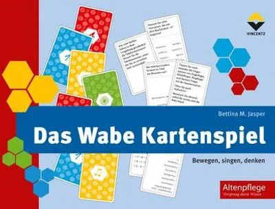 Obrázek produktu pro Kartenspiel Wabe: 96 Aufgabenkarten zu Zahlen, Buchstaben, Liedern und Bewegungen für Senioren