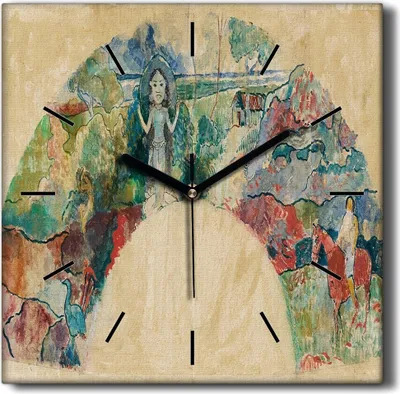 Produktbild von Coloray Hodiny Unikátní 30x30 cm  Tiché hodiny Pro obývací pokoj a kuchyň Nástěnné hodiny Plátno Černé ručičky hodin - Zvířata