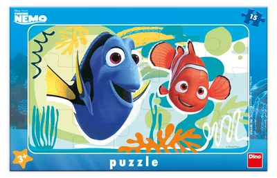 Produktbild von DINO Puzzle Nemo und Dory 15 dlks