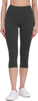 Image de Leggings 3/4 pour femme Bellivalini en viscose BLV50-148 (Graphite, XL)