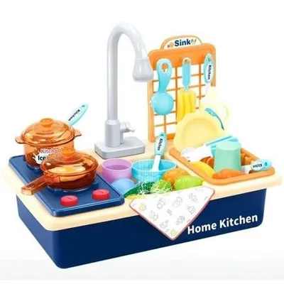 Produktbild von Bavytoy Kocher mit Spülbecken blau
