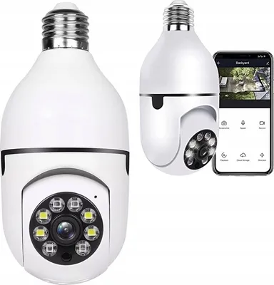 Produktbild von Wifi Ip 2Mpx Drehbare Spyphonkamera Mit Bewegungserkennung Und Led