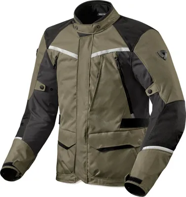 Immagine prodotto di Giacca da moto in tessuto Revit Voltiac 3 H2O, verde/grigio, XL