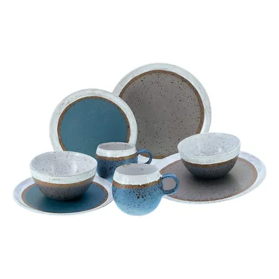 Obrázok produktu pre CreaTable, 23677, Fjord Bunt, kombinovaná sada 8 dielov, kamenina