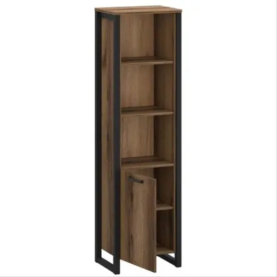 Image de Étagère Mares étagère pour salon chêne/noire