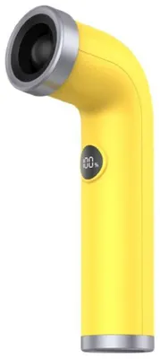 Obrázek produktu pro Přenosný USB ventilátor, rychlý bezlopatkový ruční ventilátor s odnímatelným krkem – žlutý