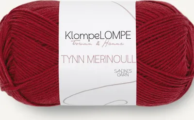 Produktbild von Sandnes KlompeLOMPE Tynn Merinoull 50g 4236 dyp julerod