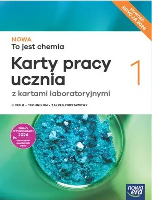 Produktbild von WSiP NOWA To jest chemia 1. Karty pracy ucznia. Zakres podstawowy. Edycja 2024, Edukacyjny, Polski, Broszurowa okładka, 80 stron(y)