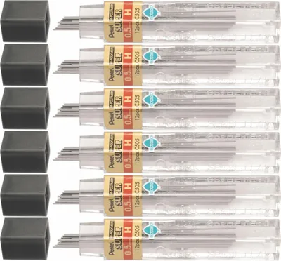 Produktbild von Pentel Bleistiftminen 0.5 mm H 6er Packung