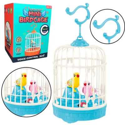 Image de Cage à oiseaux avec son et lumière
