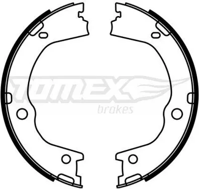 Produktbild von TOMEX brakes Bremsbackensatz Trommelbremse Hinten für HYUNDAI SANTA FÉ II (CM) 190mm TX 23-06