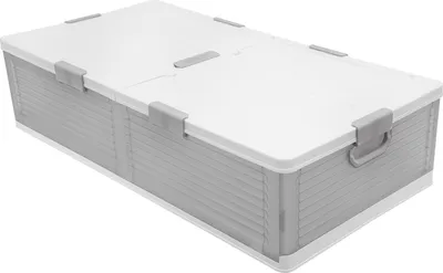 Produktbild von Unterbett Aufbewahrungsbox mit Deckel großem Fassungsvermögen 101*51,5*24cm Weiß,Semitransparent