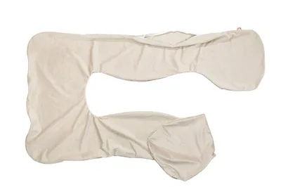 Produktbild von Samtbezug für BabyUniverse Schwangerschaftskissen Typ U - beige