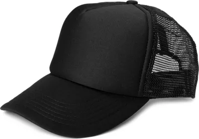 Produktbild von styleBREAKER Uni 5-Panel Trucker Cap mit Mesh-Einsatz | verstellbares Basecap mit Click Snap Verschluss | luftiges Netz Cap für Damen und Herren