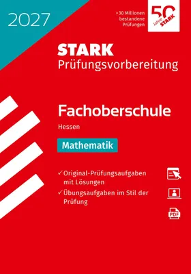 Produktbild von STARK Mathematik - Abschlussprüfung FOS 2027 Hessen - Prüfungsvorbereitung