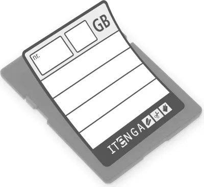 Produktbild von itenga 24 x Etikett Aufkleber für SD Speicherkarte 20x25 mm Archivierung