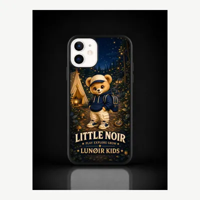 Image de Coque de protection pour iPhone 12 / 12 Pro, avec motif noir – LUNØIR ©