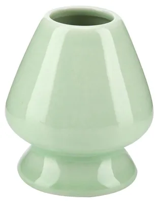 Image de Support à fouet à matcha en céramique en une partie pour accessoires de service à thé Chasen en bambou