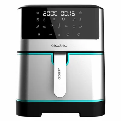 Obrázok produktu pre Cecotec Cecofry Supreme 8000, Fritéza s nízkou spotrebou tuku, 8 L, 30 °C, 230 °C, Samostarný, Čierna, Nerezová oceľ