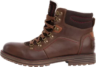 Produktbild von Nebulus LEDER WINTERSTIEFEL TOWER HERREN MIT Wolle, warme Stiefel mit Wolle , Lederstiefel , P5880 - Herren, hellbraun-rot, 46